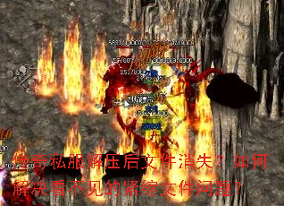 ����˽����ѹ���ļ���ʧ����ν���������Ľ����ļ����⣿