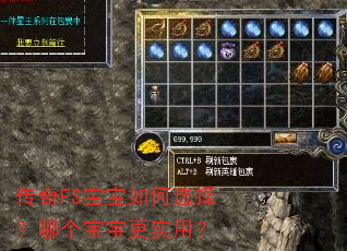 传奇FS宝宝如何选择?哪个宝宝更实用? 传奇FS宝宝如何选择?哪个宝宝更实用?