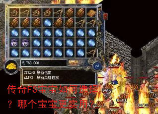 传奇FS宝宝如何选择?哪个宝宝更实用? 传奇FS宝宝如何选择?哪个宝宝更实用?