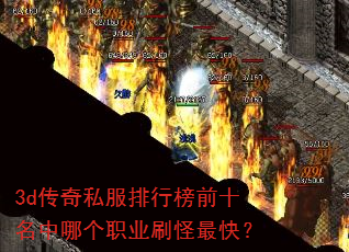 3d����˽�����а�ǰʮ�����ĸ�ְҵˢ����죿
