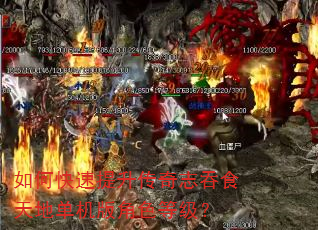 如何快速提升传奇志吞食天地单机版角色等级? 如何快速提升传奇志吞食天地单机版角色等级?