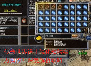 传奇世界道士强化骷髅实力如何?深度解析攻略 传奇世界道士强化骷髅实力如何?深度解析攻略